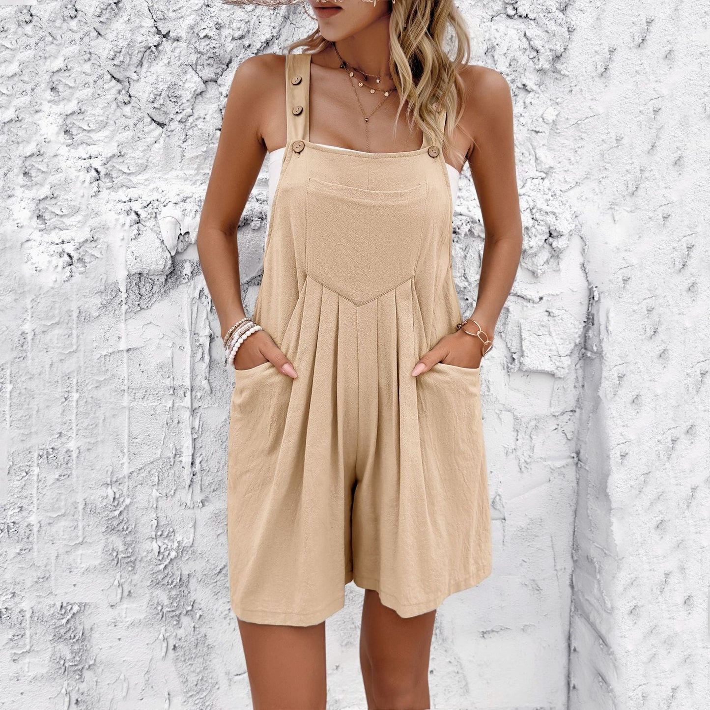 Pinterest-Inspired Elizabeth Ainsley Short Jumpsuit