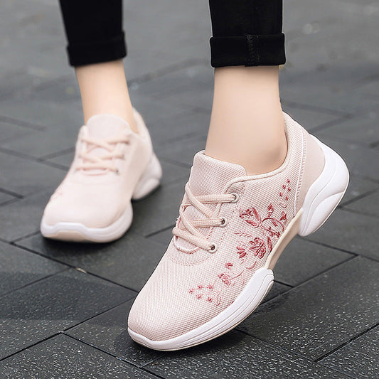 Baskets respirantes en maille florale Amelie Morin