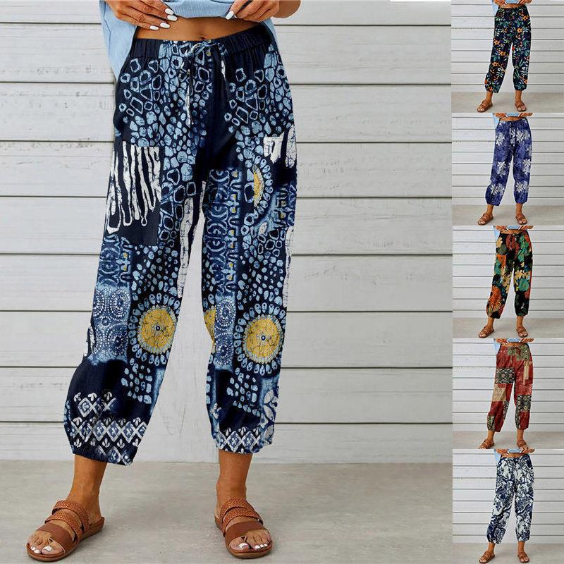 Combinaison pantalon bohème fleurie Amelie Morin pour tous les jours
