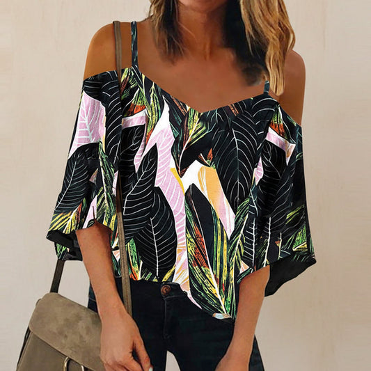 Chemisier chic en mousseline imprimée Amélie Morin
