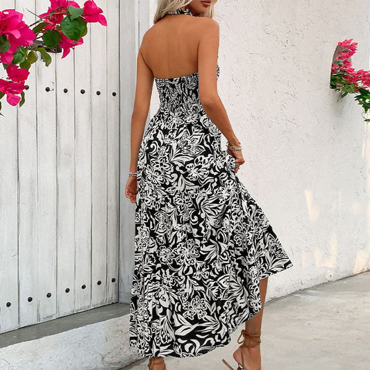 Robe dos nu florale élégante signée Amélie Morin