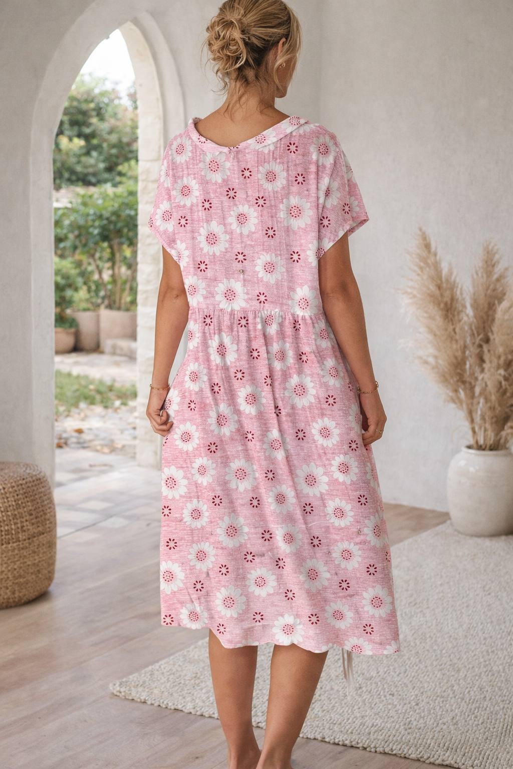 Robe d'été en coton mélangé à fleurs Amélie Morin