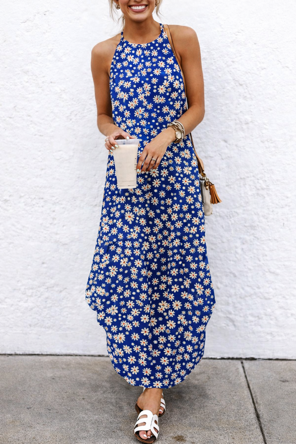 Robe maxi bohème à imprimé floral Amélie Morin