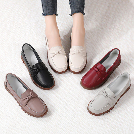 Mocassins plats en cuir Amelie Morin, élégants et confortables