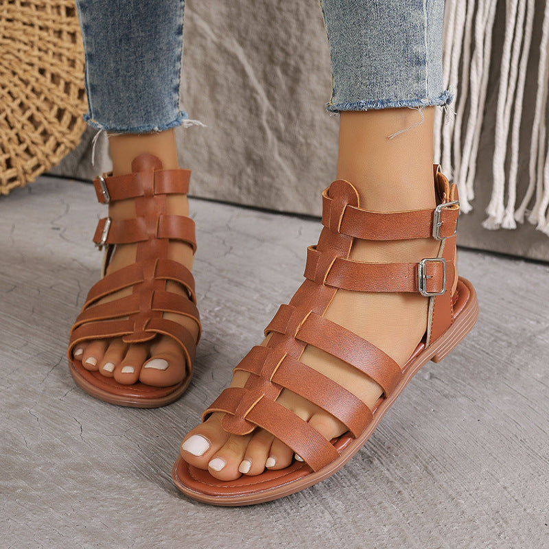 Sandales ajourées Chic Roman Amelie Morin