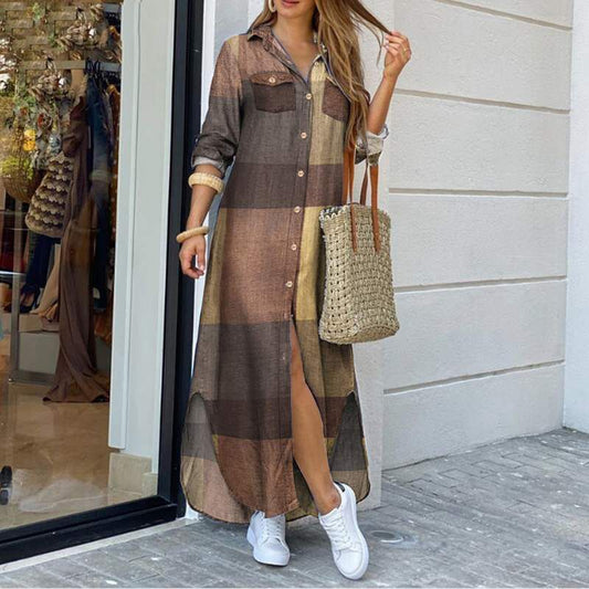 Robe-chemise imprimée Amelie Morin