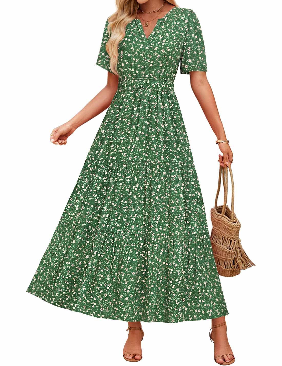 Robe maxi fleurie Amélie Morin Confort d'été
