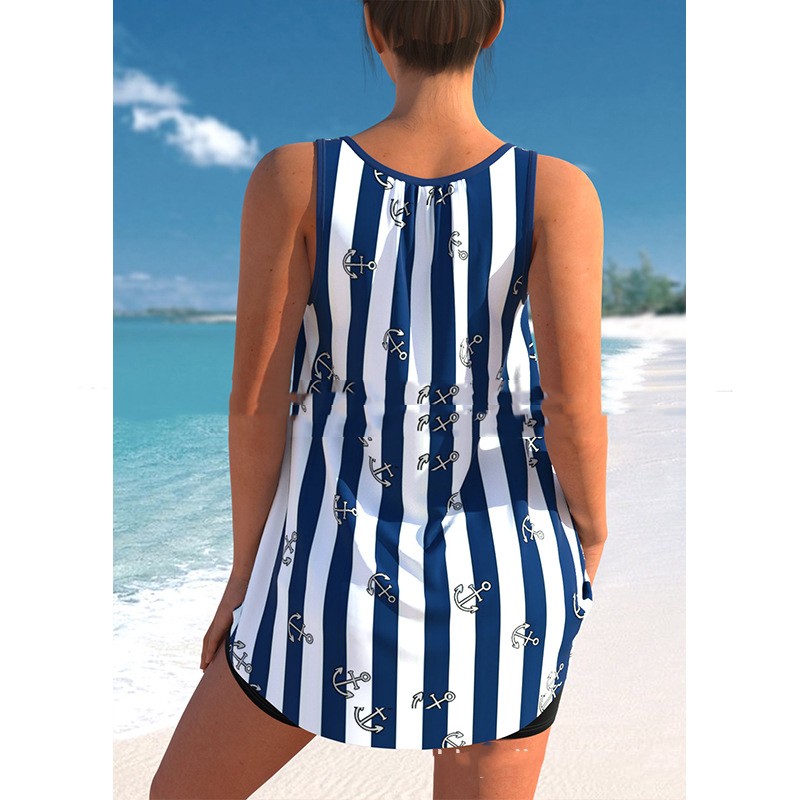 Bikini imprimé grande taille chic par Amélie Morin