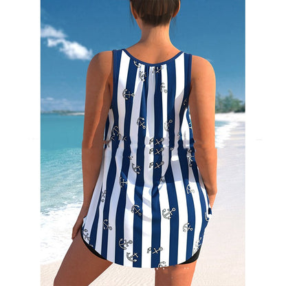 Bikini imprimé grande taille chic par Amélie Morin