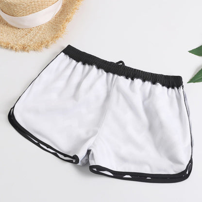 Ensemble bikini chic à motifs zigzag Amélie Morin avec short
