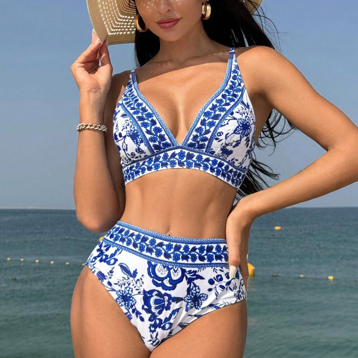 Bikini taille haute Amélie Morin inspiré de Pinterest