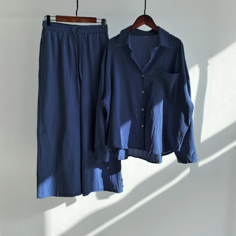 Ensemble décontracté en coton et lin par Amélie Morin