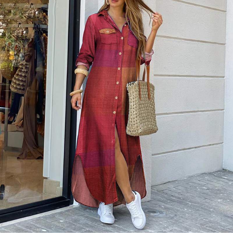 Robe-chemise imprimée Amelie Morin