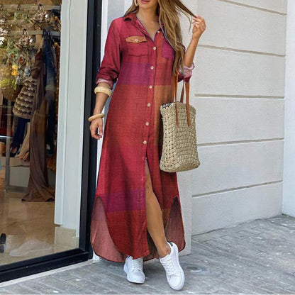 Robe-chemise imprimée Amelie Morin