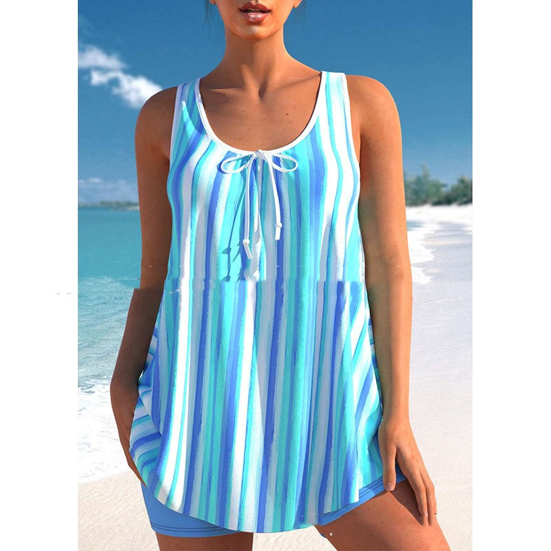Bikini imprimé grande taille chic par Amélie Morin
