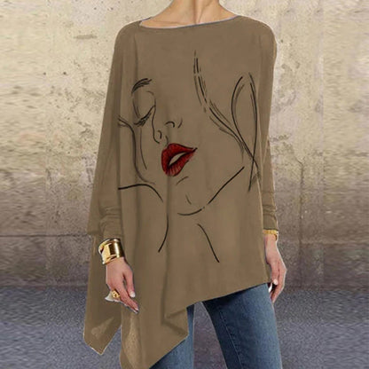 T-shirt femme Amelie Morin coupe ample et artistique