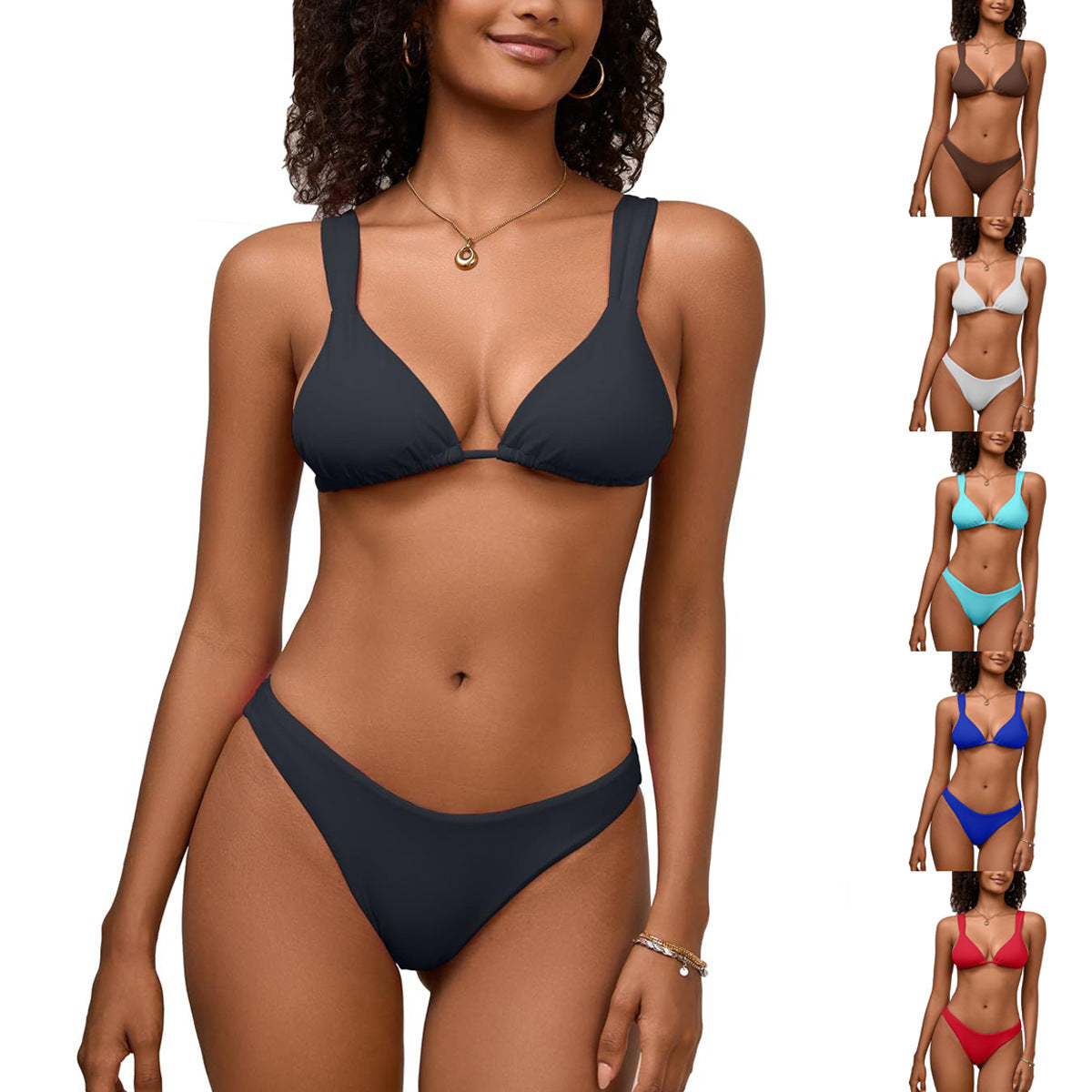 Maillot de bain bikini chic à lacets Amélie Morin