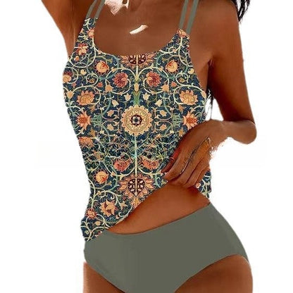 Bikini rétro taille haute par Amélie Morin