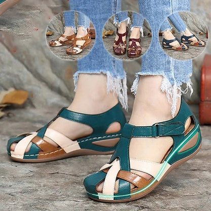 Comfort Wedge Sandals by Elizabeth Ainsley for Everyday Wear