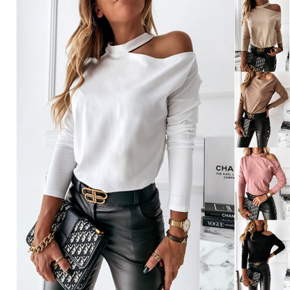 Chic Cutout Long Sleeve Top by Elizabeth Ainsley