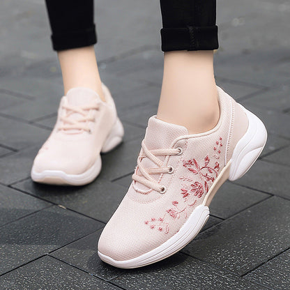 Baskets respirantes en maille florale Amelie Morin