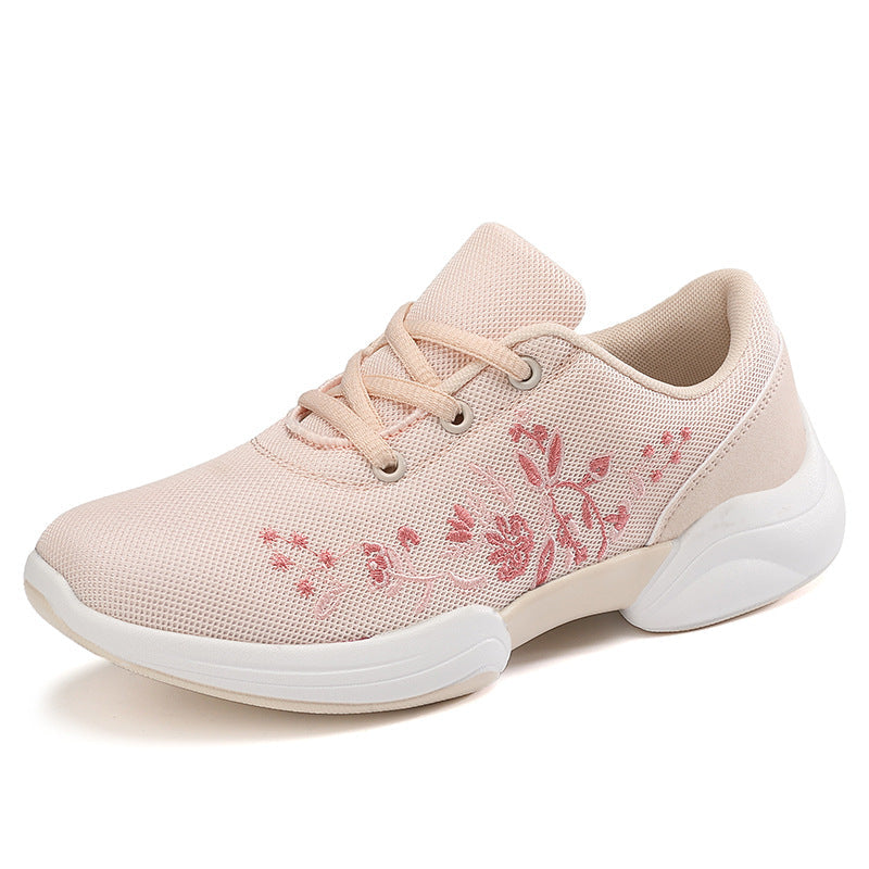 Baskets respirantes en maille florale Amelie Morin