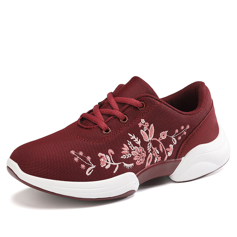 Baskets respirantes en maille florale Amelie Morin