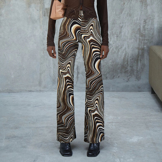 Pantalon droit taille haute rétro Amelie Morin