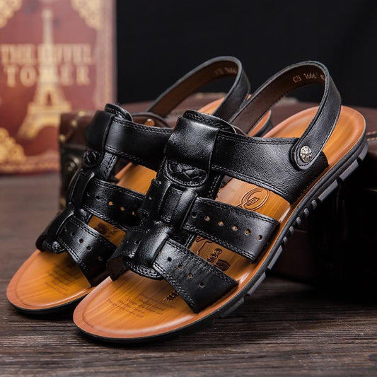 Classic Comfort Elizabeth Ainsley Men's Cowhide Sandals