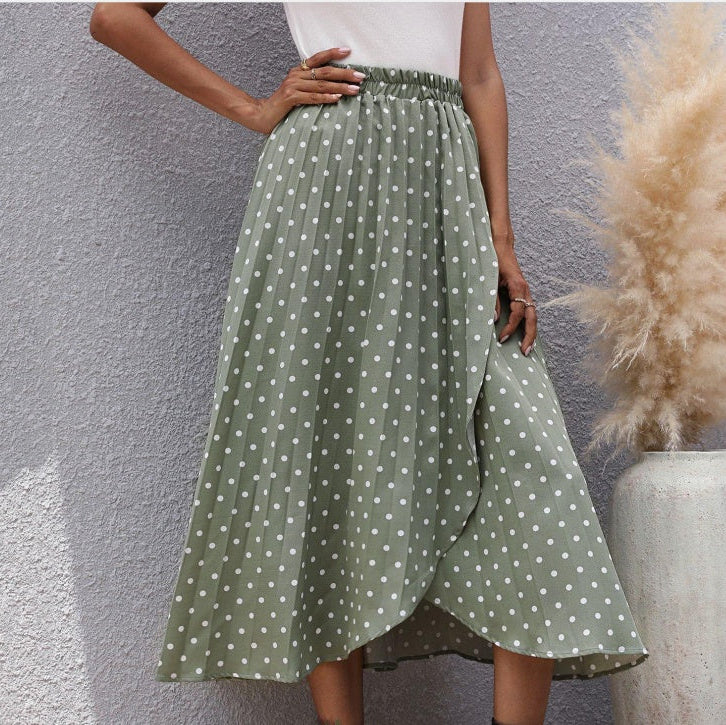 Jupe à pois en mousseline Amelie Morin inspirée de Pinterest