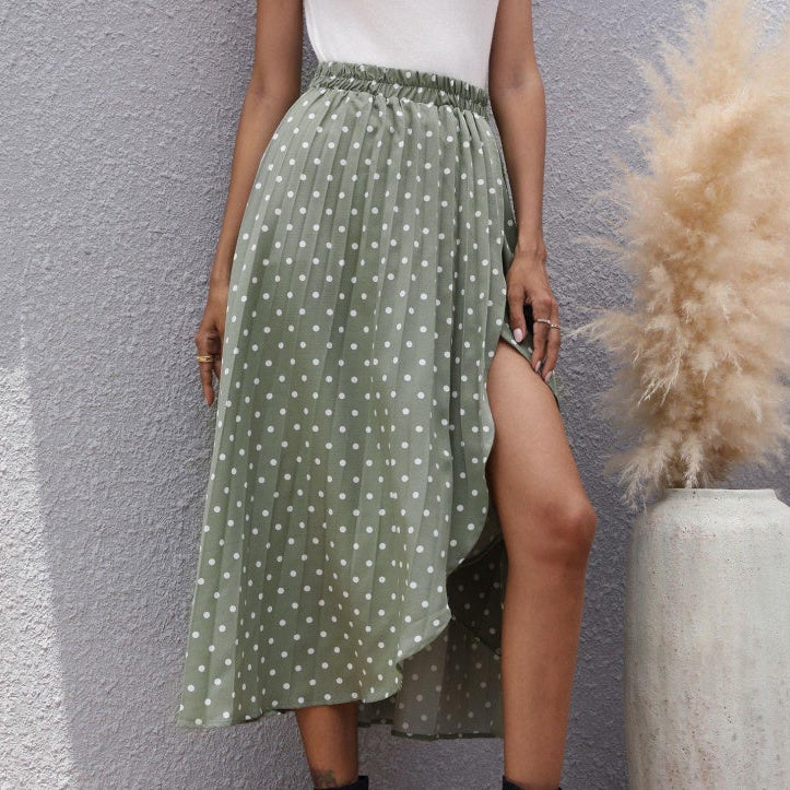 Jupe à pois en mousseline Amelie Morin inspirée de Pinterest