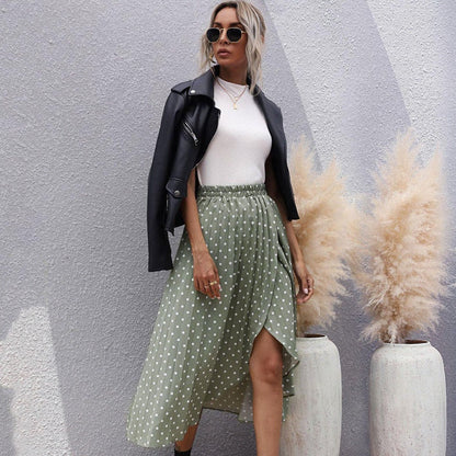 Jupe à pois en mousseline Amelie Morin inspirée de Pinterest