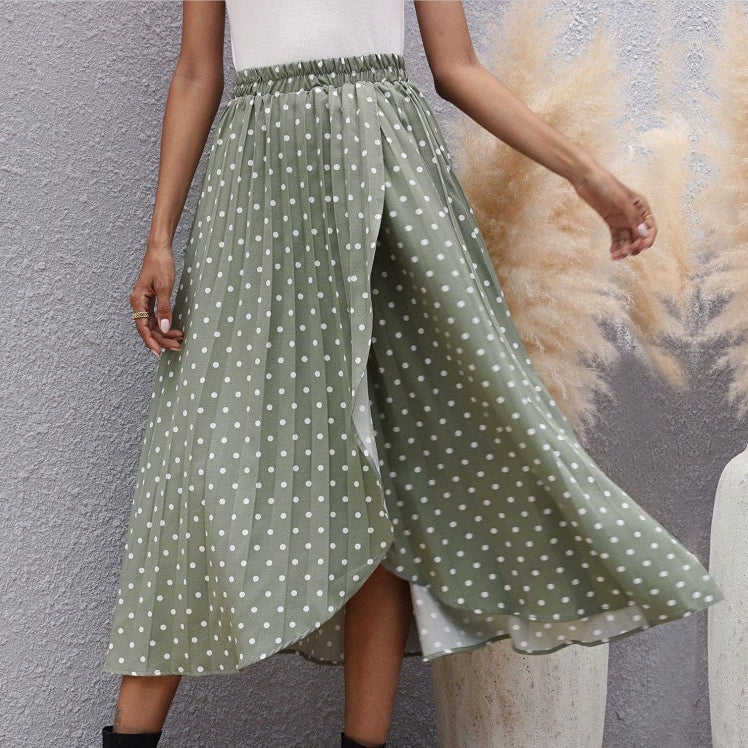 Jupe à pois en mousseline Amelie Morin inspirée de Pinterest