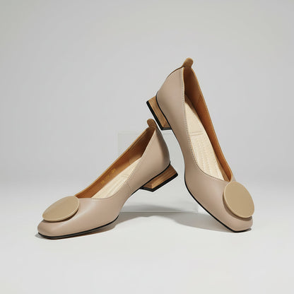 Ballerines Mary Jane à talon moyen chics Amelie Morin