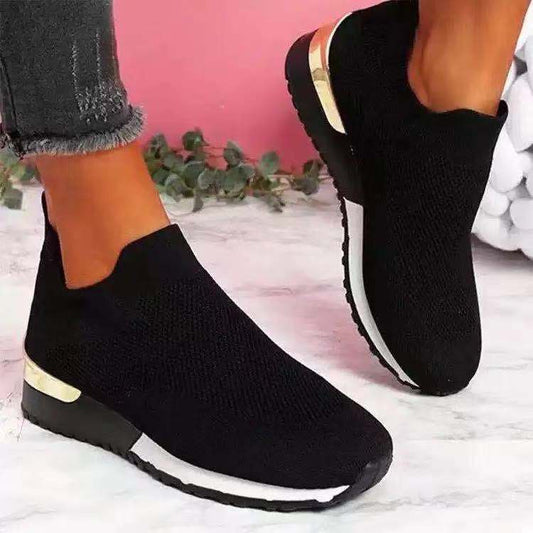 Chic Mesh Slip-On Sneakers by Elizabeth Ainsley