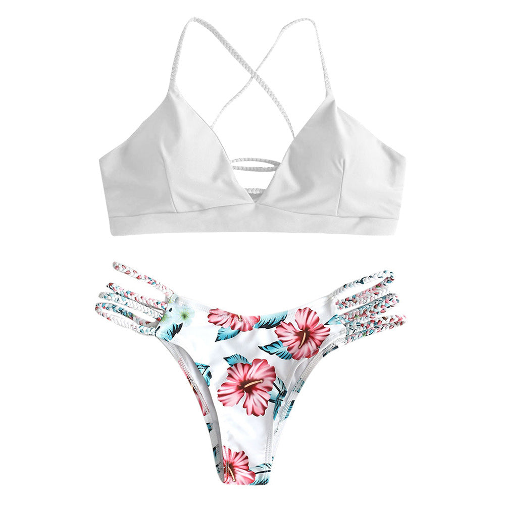 Ensemble bikini tressé Amélie Morin inspiré de Pinterest