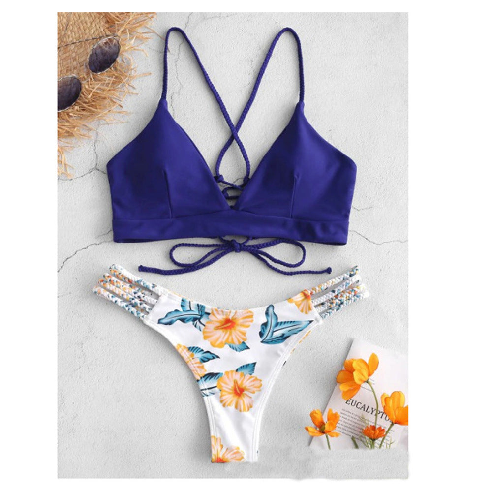 Ensemble bikini tressé Amélie Morin inspiré de Pinterest