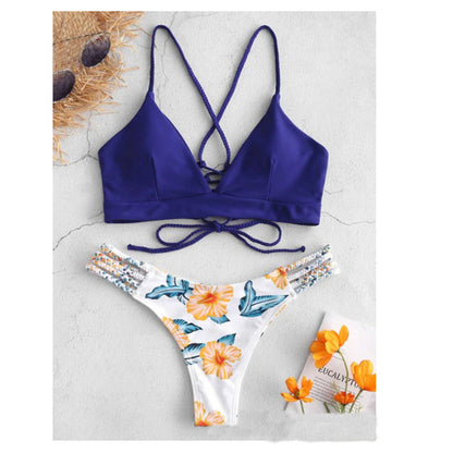 Ensemble bikini tressé Amélie Morin inspiré de Pinterest