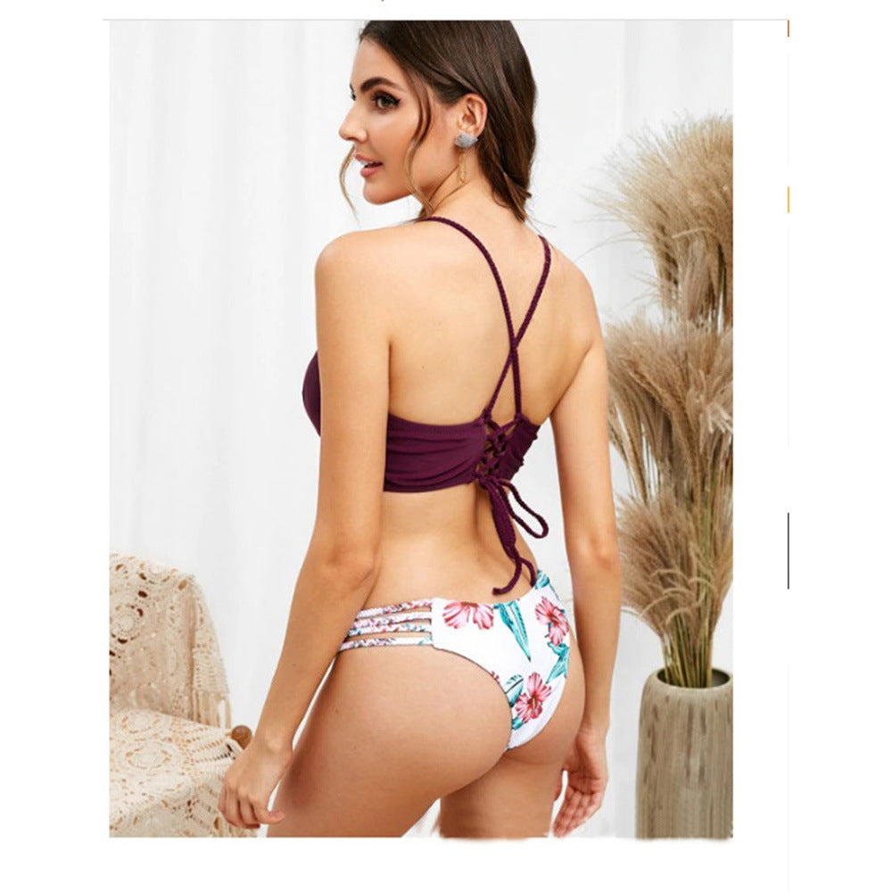 Ensemble bikini tressé Amélie Morin inspiré de Pinterest