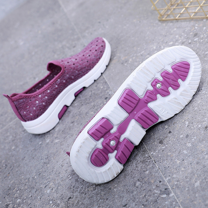 Lightweight Elizabeth Ainsley Comfortable Walking Sneakers