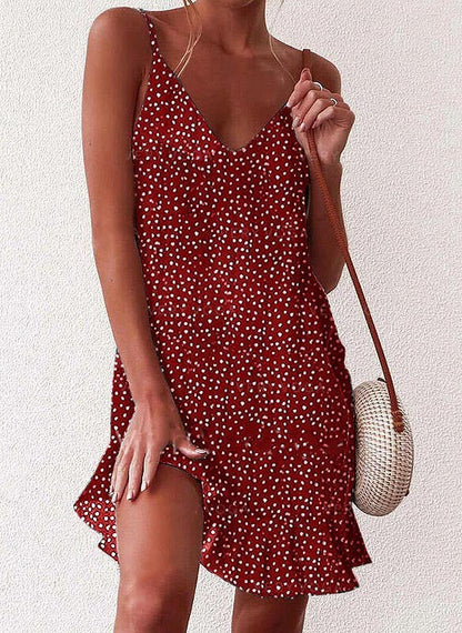 Robe d'été fleurie trapèze Amelie Morin