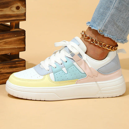 Baskets à plateforme colorblock Amélie Morin