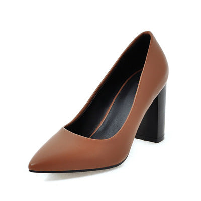 Escarpins chics à talons carrés Amelie Morin