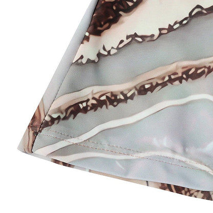 Maillot de bain bikini fendu Chic Marble Amelie Morin