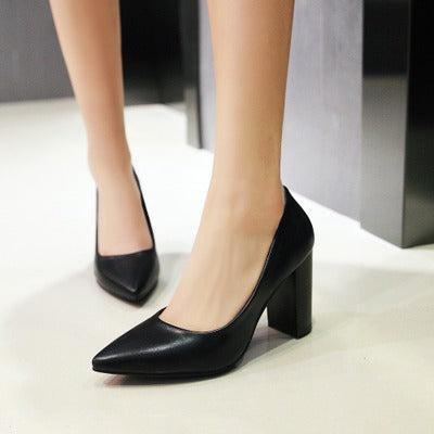 Escarpins chics à talons carrés Amelie Morin