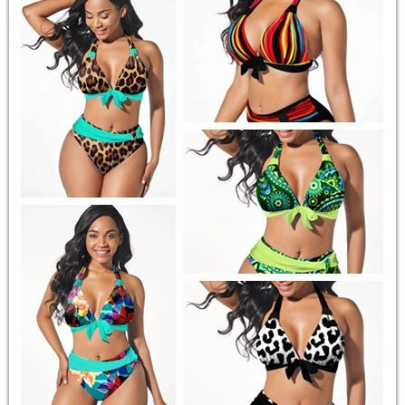 Bikini coloré grande taille par Amélie Morin