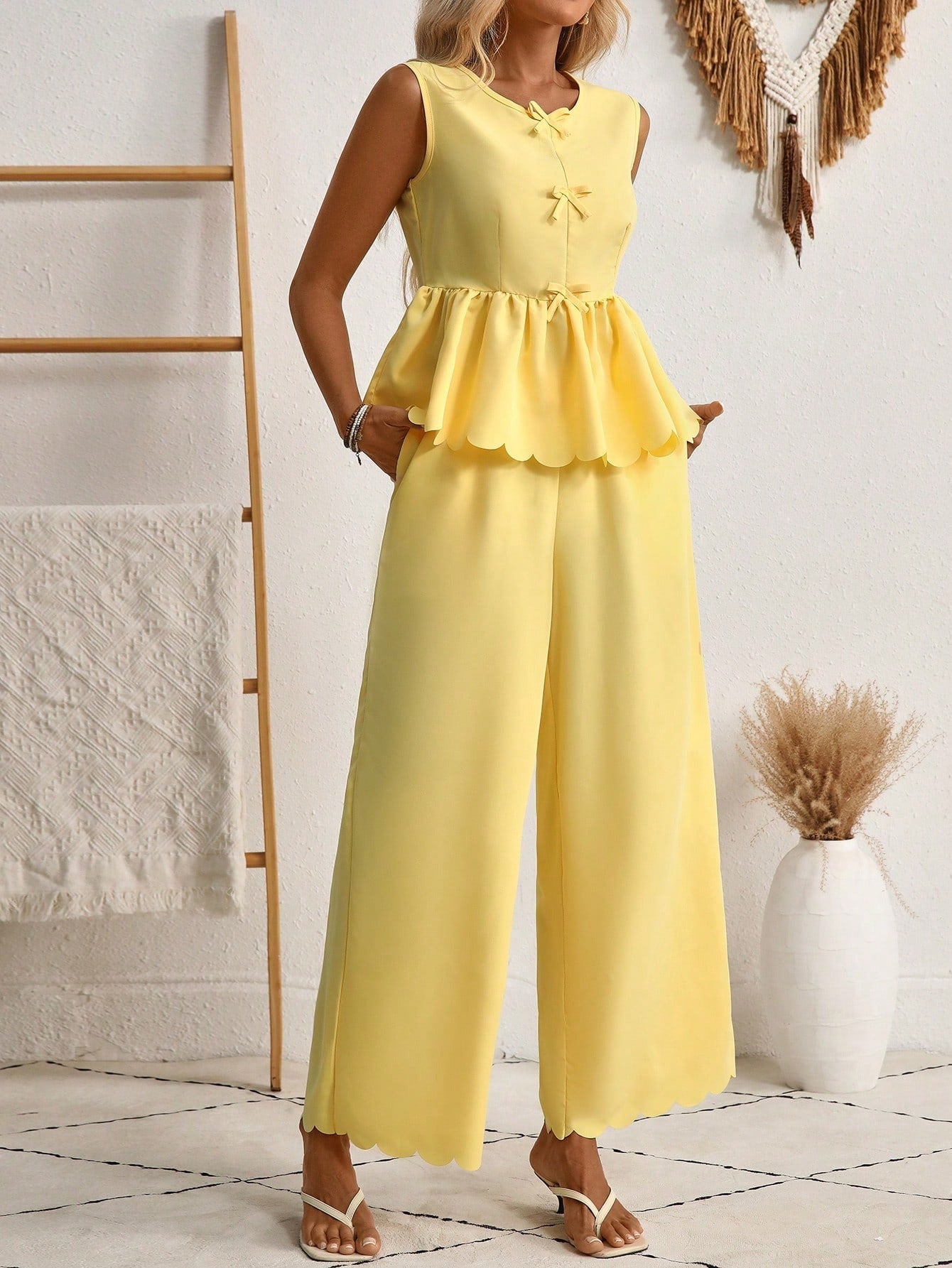 Ensemble deux pièces Chic Yellow Amelie Morin