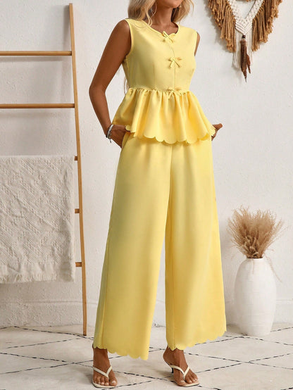 Ensemble deux pièces Chic Yellow Amelie Morin