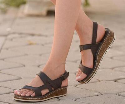 Sandales à petits talons Amelie Morin, chics au quotidien