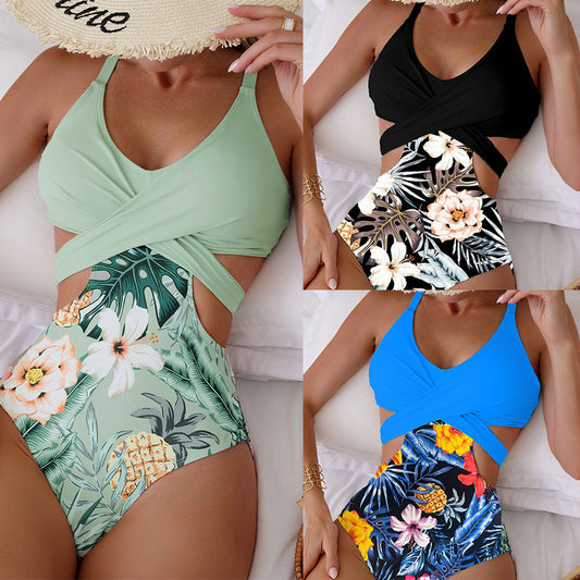 Chic Hollow Out Elizabeth Ainsley One-Piece Bikini